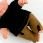 Brązowe spodenki dla lalki Miniland 21 cm